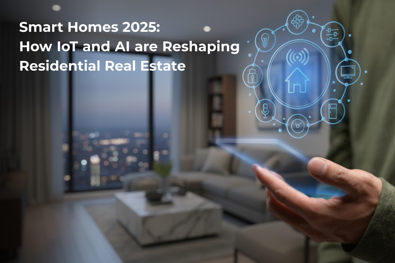 Read more about the article Smart Homes 2025: How IoT and AI Are Reshaping Residential Real Estate