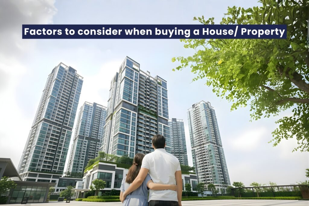 Factors to consider when buying a House/ Property
