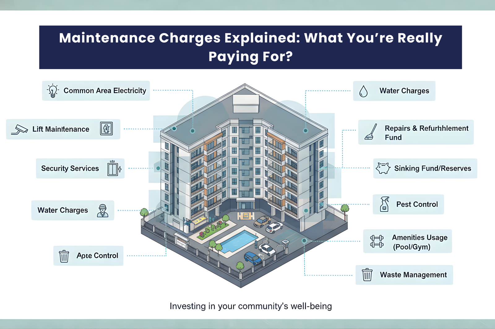 Read more about the article Maintenance Charges Explained: What You’re Really Paying For?